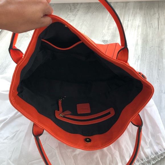 Neiman Marcus Orange Tote - Picture 4 of 5
